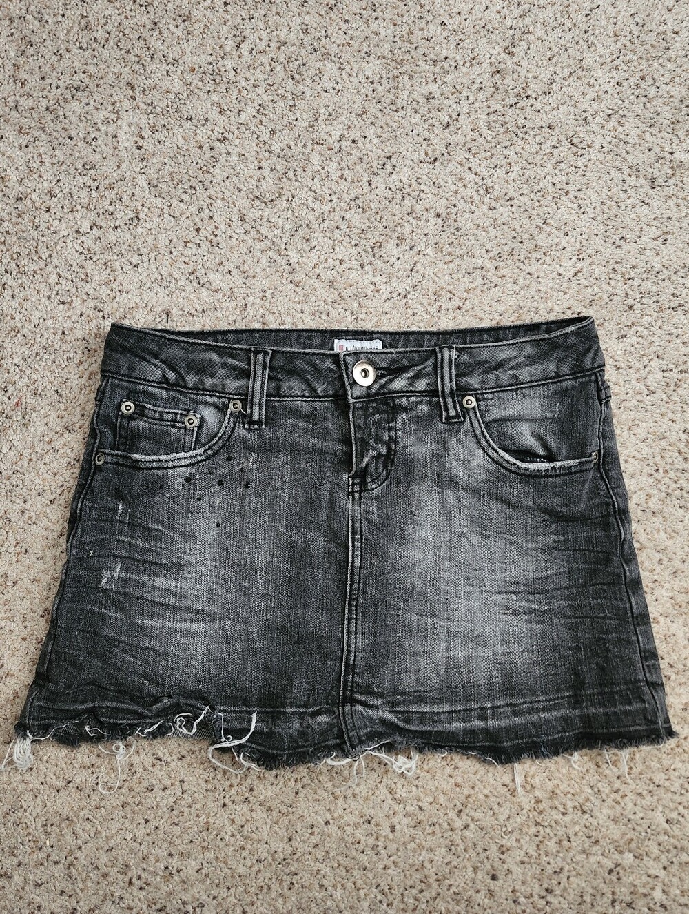 No Boundaries Y2k Denim Skirt